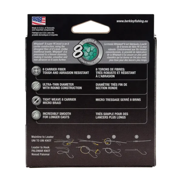 Berkley Whiplash 8 Crystal - 300 M