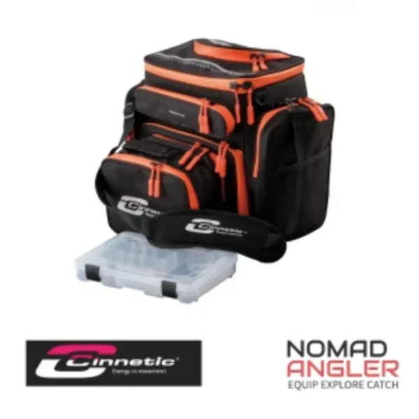 Cinnetic-2-4-300x300 De Cinnetic COMPACT Rucksack WRP is een ruime visrugzak met slimme indeling en inbegrepen accessoires, ideaal voor langere vissessies.
