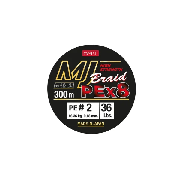 HART MJ Braid Fluo Green per meter