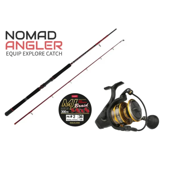 Hengelset huren: PENN Squadron III Boat 50LBS + Battle IV 6000